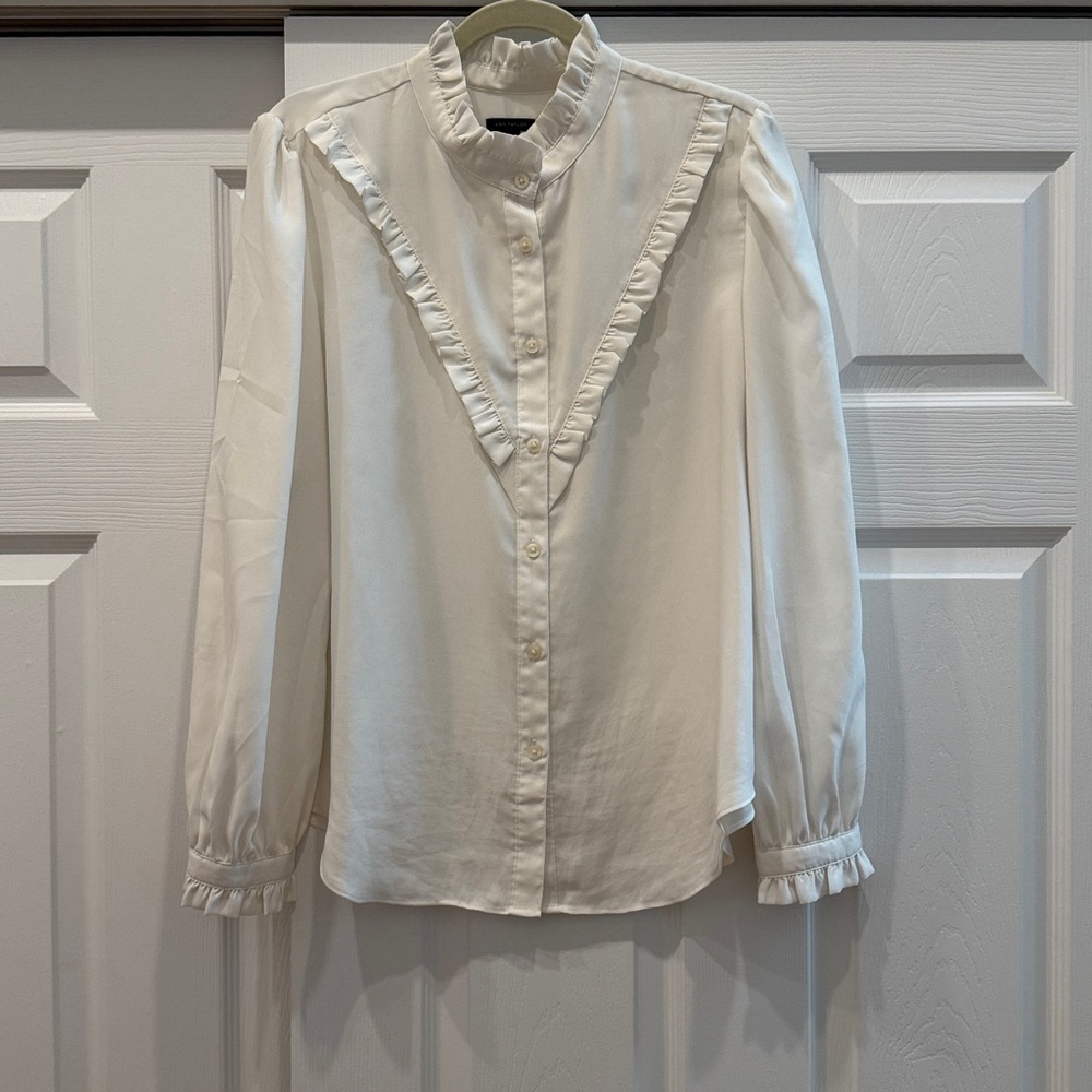 Ann Taylor Cream Blouse